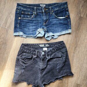 👖SHORTS BUNDLE!👖Mossimo Distressed Denim Frayed Hi-Rise Mid-Rise Jean Shorts-9